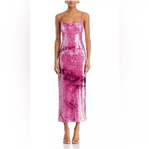Bardot NWOT Pink Sequin Women's Dress
